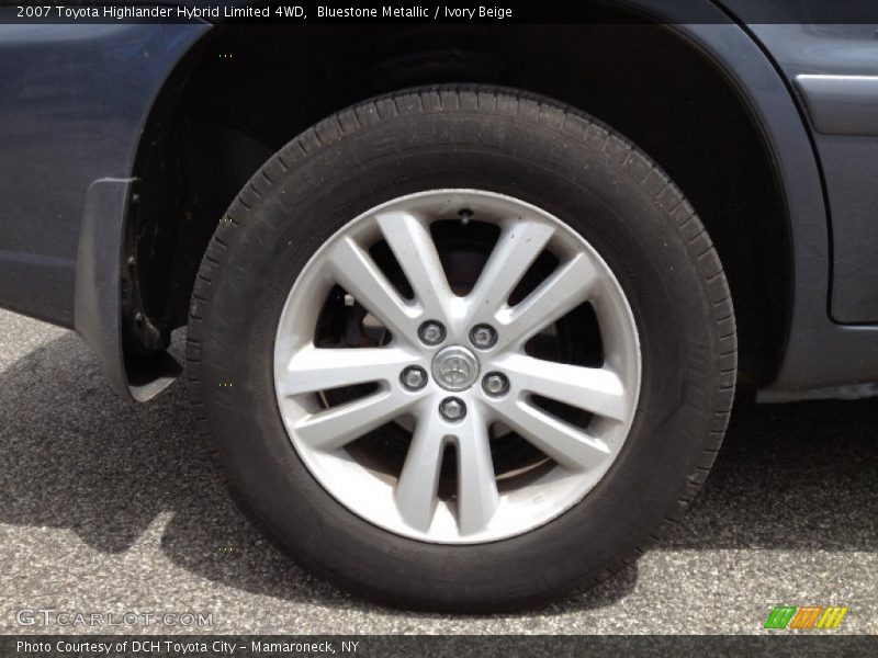 Bluestone Metallic / Ivory Beige 2007 Toyota Highlander Hybrid Limited 4WD
