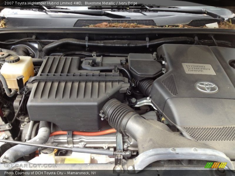 Bluestone Metallic / Ivory Beige 2007 Toyota Highlander Hybrid Limited 4WD