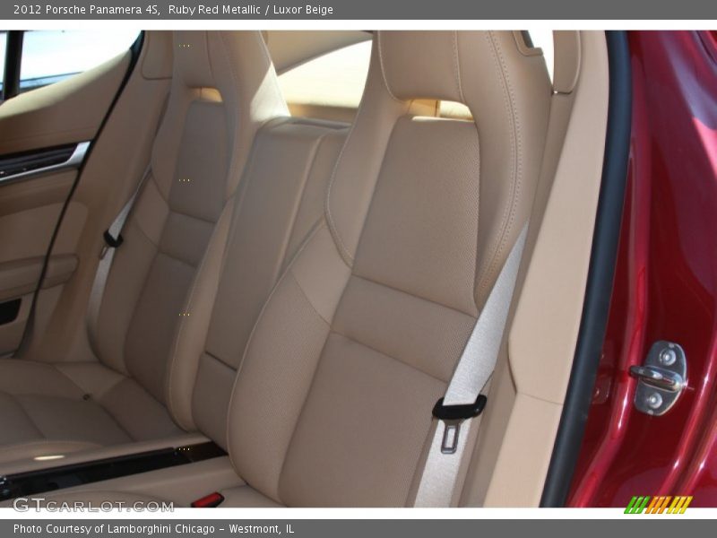 Rear Seat of 2012 Panamera 4S