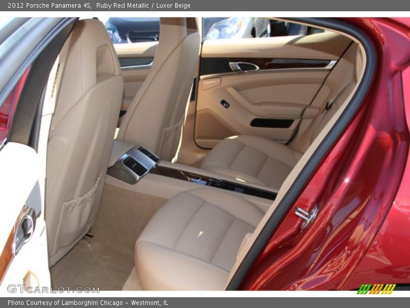  2012 Panamera 4S Luxor Beige Interior