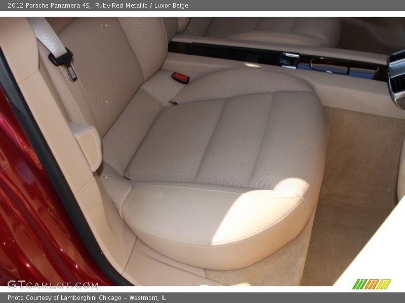 Ruby Red Metallic / Luxor Beige 2012 Porsche Panamera 4S