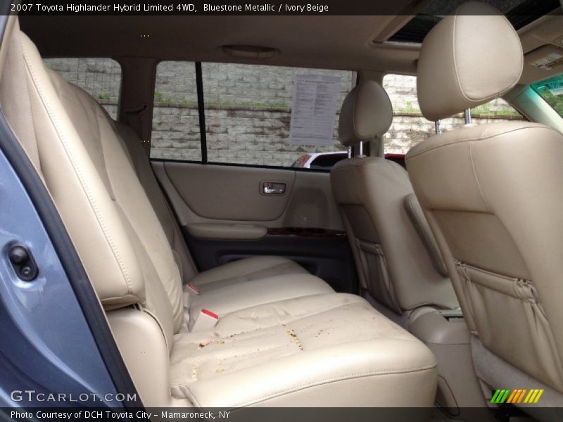 Bluestone Metallic / Ivory Beige 2007 Toyota Highlander Hybrid Limited 4WD