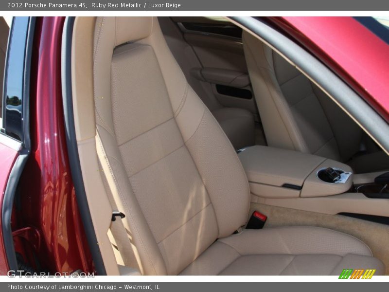 Ruby Red Metallic / Luxor Beige 2012 Porsche Panamera 4S
