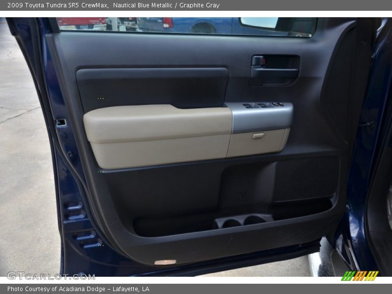 Nautical Blue Metallic / Graphite Gray 2009 Toyota Tundra SR5 CrewMax