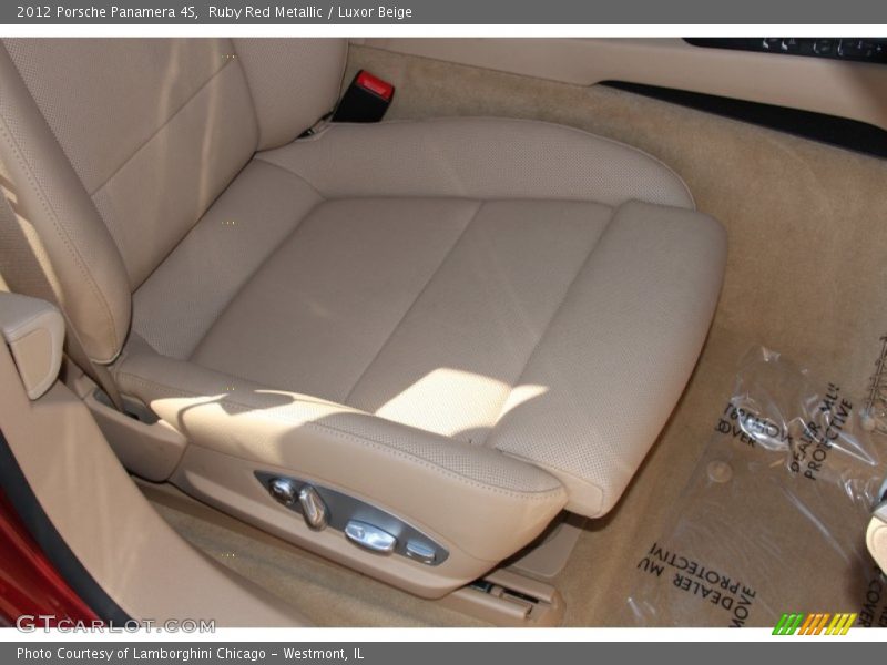 Ruby Red Metallic / Luxor Beige 2012 Porsche Panamera 4S