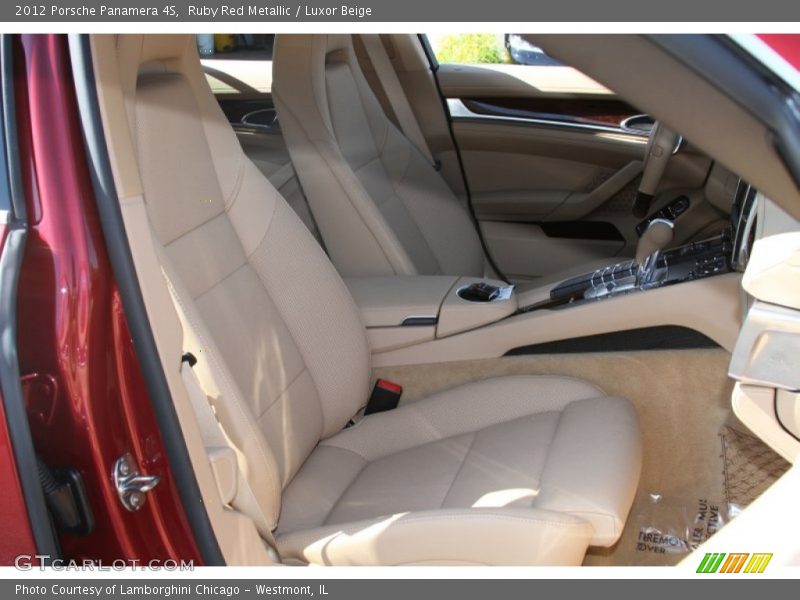 Ruby Red Metallic / Luxor Beige 2012 Porsche Panamera 4S