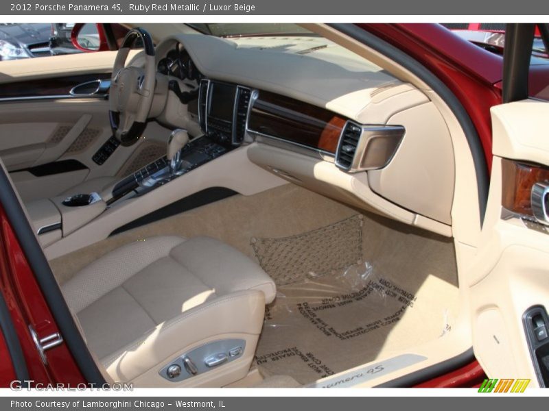 Ruby Red Metallic / Luxor Beige 2012 Porsche Panamera 4S