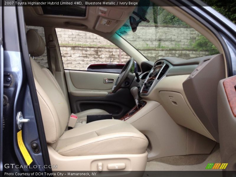 Bluestone Metallic / Ivory Beige 2007 Toyota Highlander Hybrid Limited 4WD