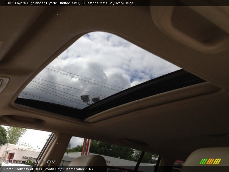 Bluestone Metallic / Ivory Beige 2007 Toyota Highlander Hybrid Limited 4WD