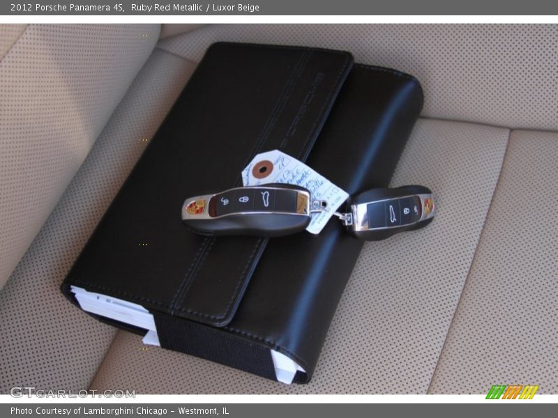Keys of 2012 Panamera 4S
