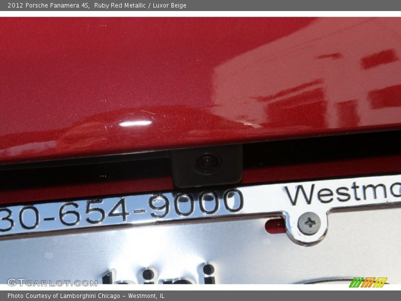 Ruby Red Metallic / Luxor Beige 2012 Porsche Panamera 4S