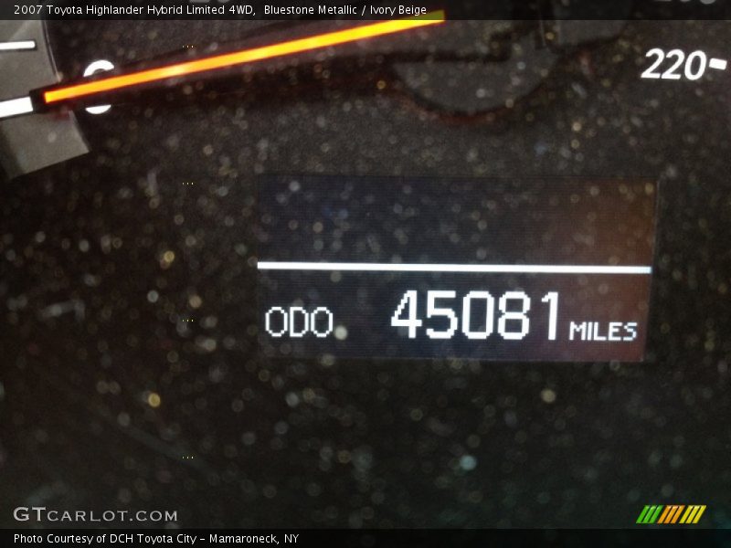 Bluestone Metallic / Ivory Beige 2007 Toyota Highlander Hybrid Limited 4WD