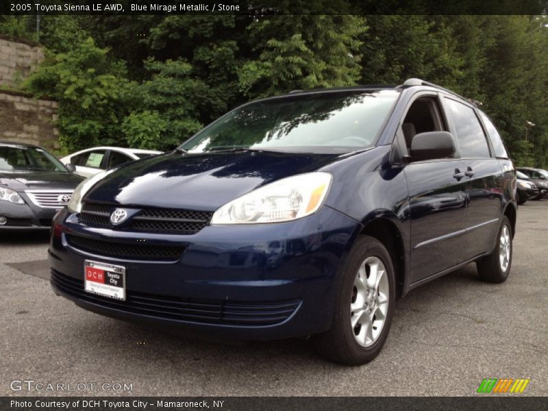 Blue Mirage Metallic / Stone 2005 Toyota Sienna LE AWD