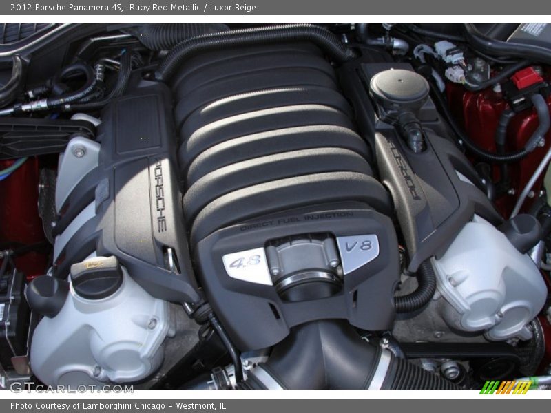  2012 Panamera 4S Engine - 4.8 Liter DFI DOHC 32-Valve VarioCam Plus V8