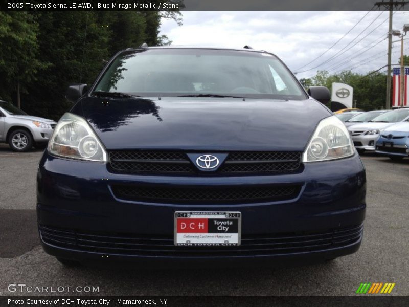 Blue Mirage Metallic / Stone 2005 Toyota Sienna LE AWD