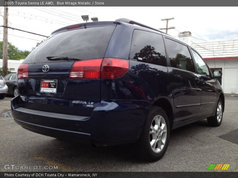 Blue Mirage Metallic / Stone 2005 Toyota Sienna LE AWD