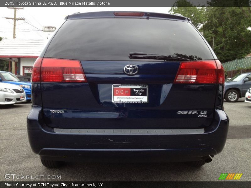 Blue Mirage Metallic / Stone 2005 Toyota Sienna LE AWD