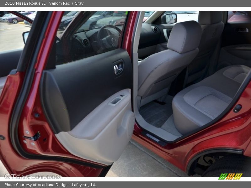 Venom Red / Gray 2010 Nissan Rogue SL