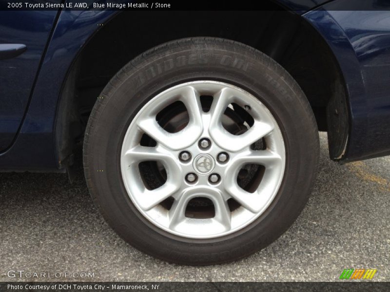 Blue Mirage Metallic / Stone 2005 Toyota Sienna LE AWD