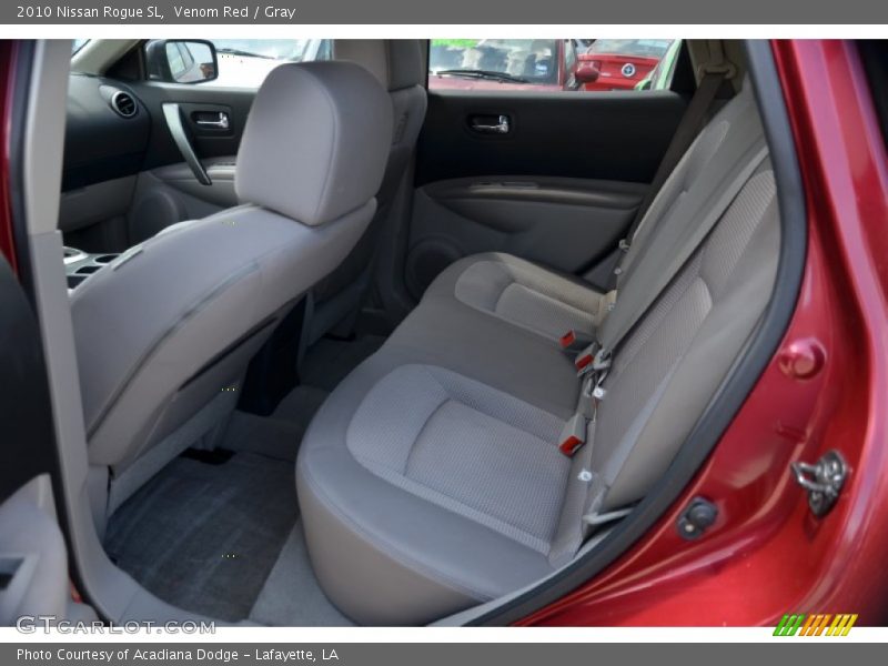 Venom Red / Gray 2010 Nissan Rogue SL