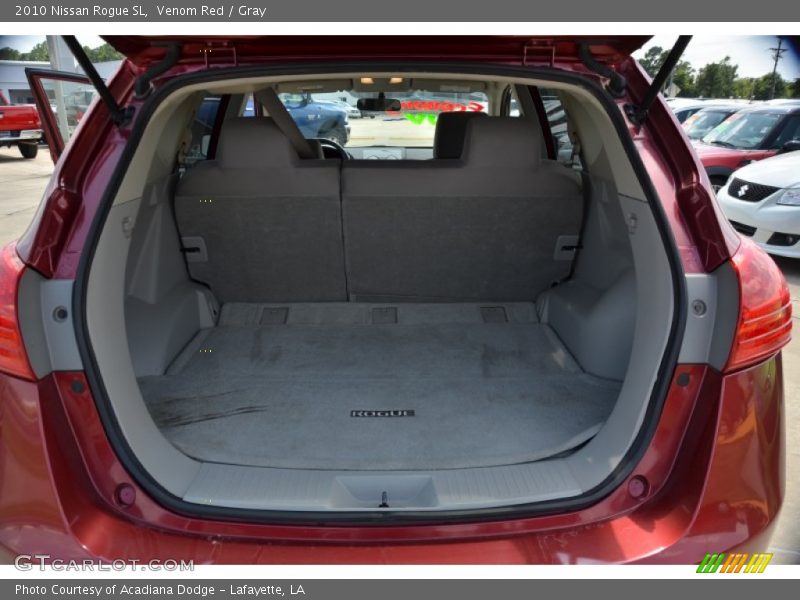 Venom Red / Gray 2010 Nissan Rogue SL