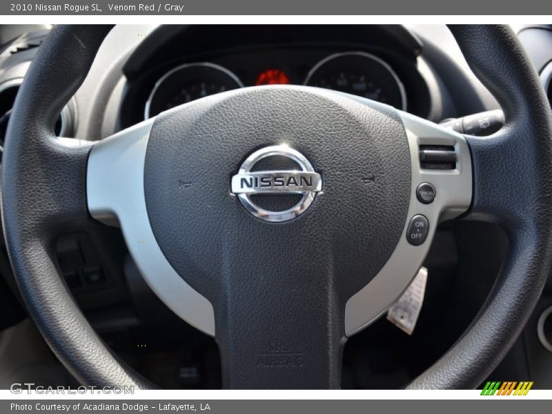 Venom Red / Gray 2010 Nissan Rogue SL