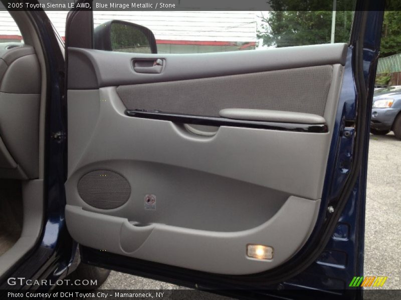 Blue Mirage Metallic / Stone 2005 Toyota Sienna LE AWD
