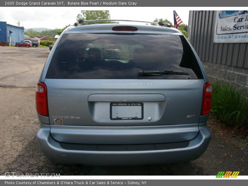 Butane Blue Pearl / Medium Slate Gray 2005 Dodge Grand Caravan SXT