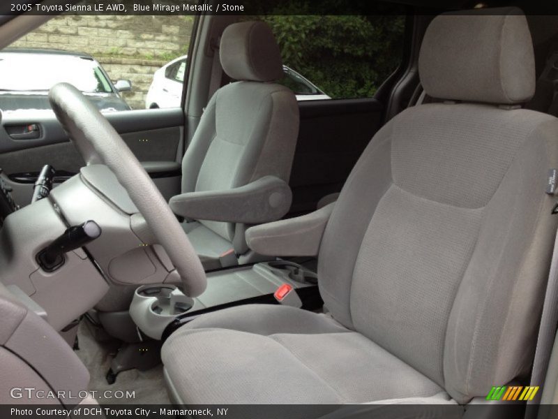 Blue Mirage Metallic / Stone 2005 Toyota Sienna LE AWD