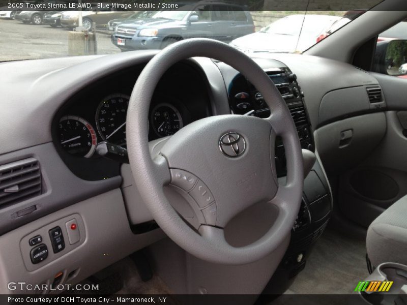 Blue Mirage Metallic / Stone 2005 Toyota Sienna LE AWD