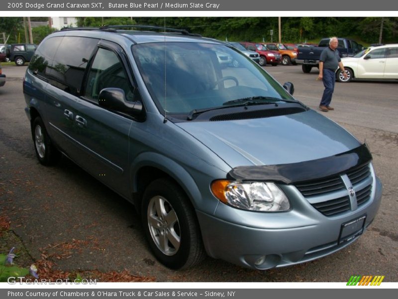 Butane Blue Pearl / Medium Slate Gray 2005 Dodge Grand Caravan SXT