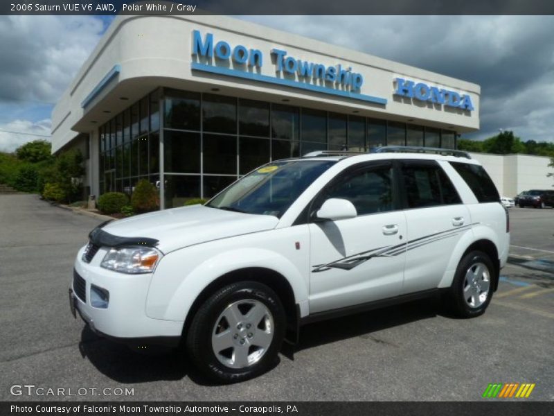 Polar White / Gray 2006 Saturn VUE V6 AWD
