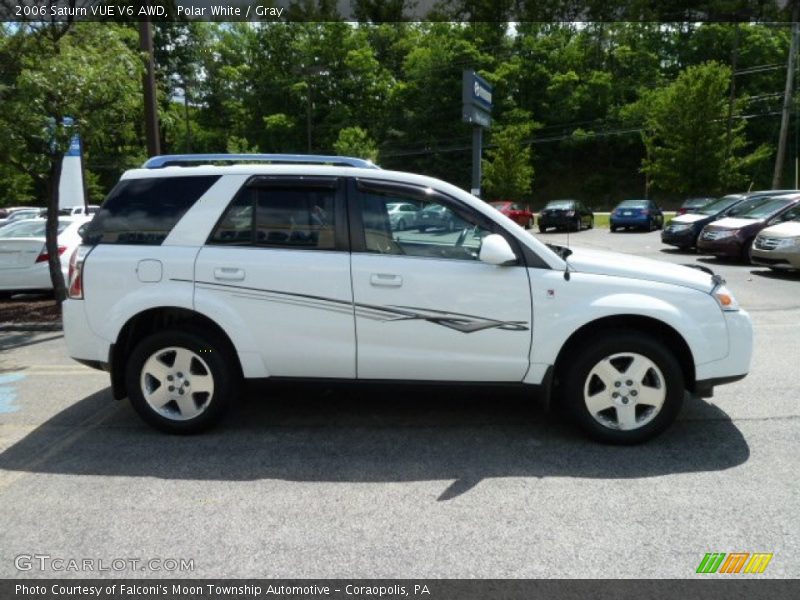 Polar White / Gray 2006 Saturn VUE V6 AWD