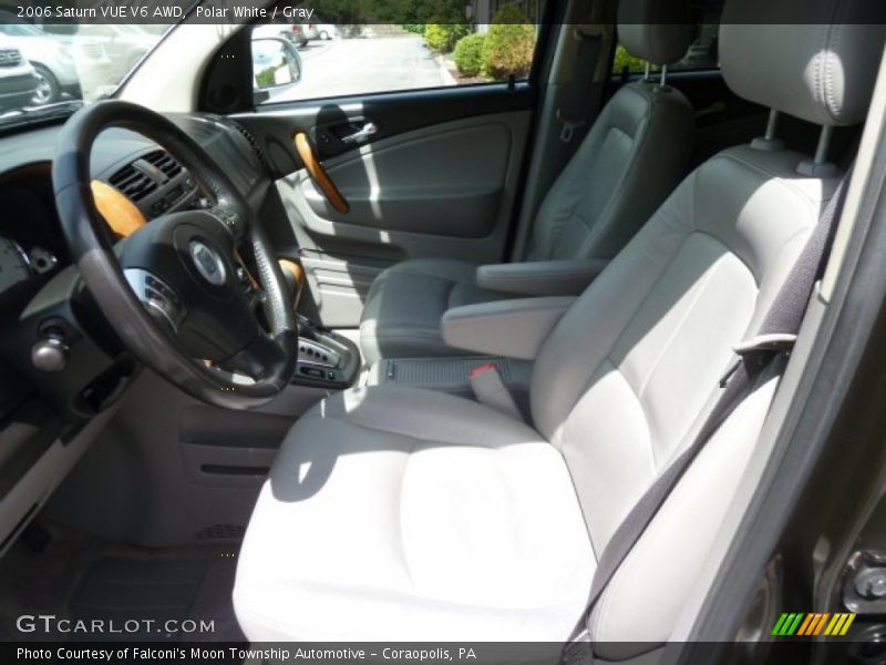 Polar White / Gray 2006 Saturn VUE V6 AWD