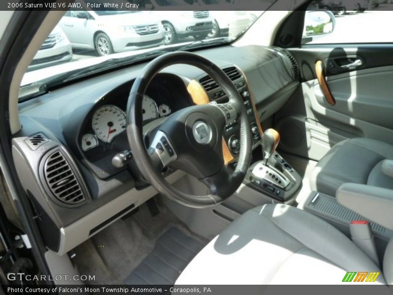 Polar White / Gray 2006 Saturn VUE V6 AWD