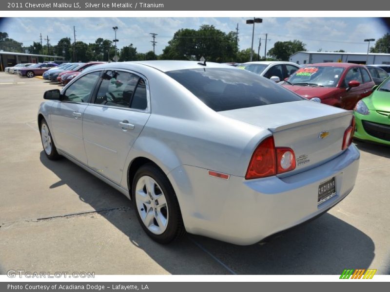 Silver Ice Metallic / Titanium 2011 Chevrolet Malibu LS