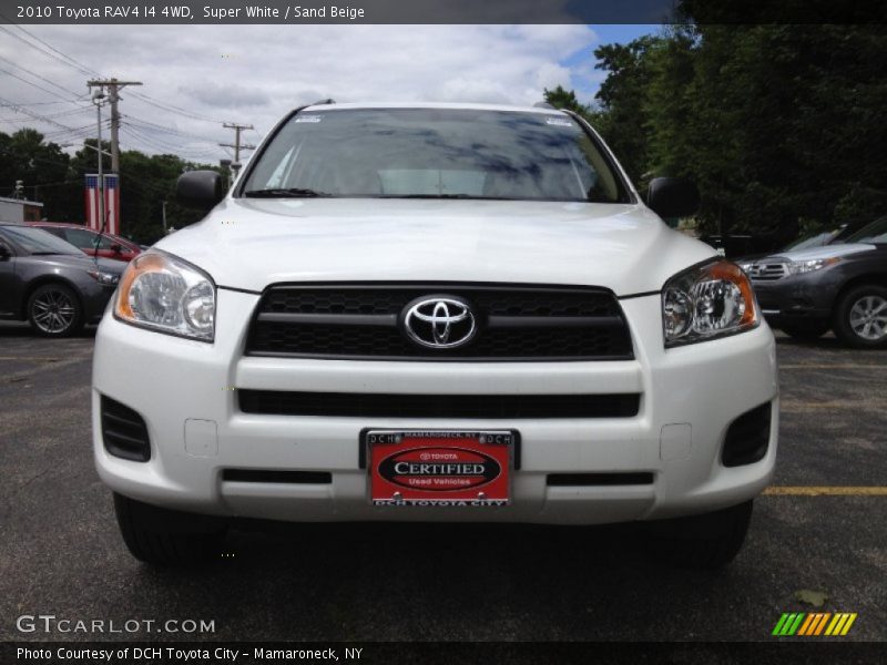 Super White / Sand Beige 2010 Toyota RAV4 I4 4WD