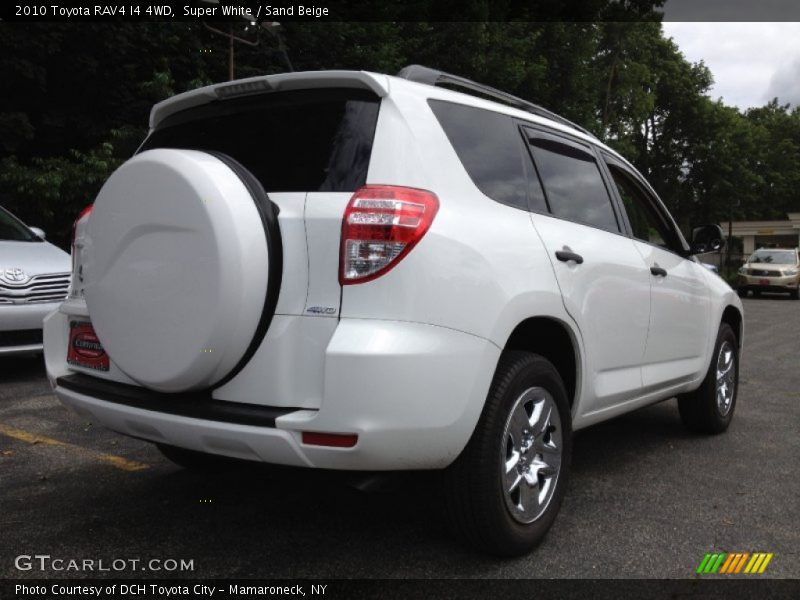 Super White / Sand Beige 2010 Toyota RAV4 I4 4WD