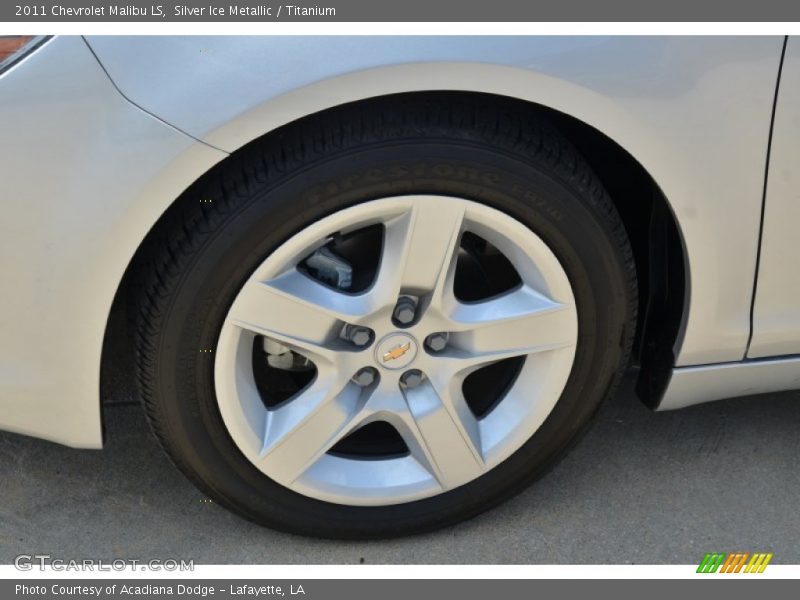 Silver Ice Metallic / Titanium 2011 Chevrolet Malibu LS