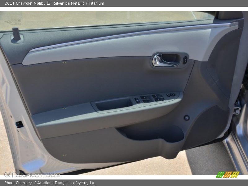Silver Ice Metallic / Titanium 2011 Chevrolet Malibu LS