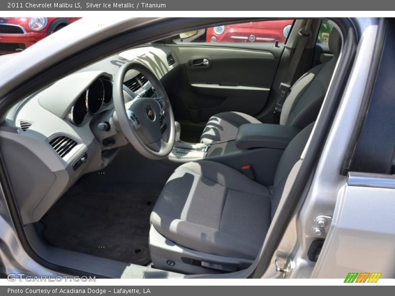 Silver Ice Metallic / Titanium 2011 Chevrolet Malibu LS
