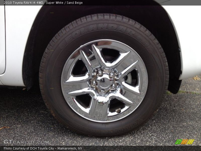 Super White / Sand Beige 2010 Toyota RAV4 I4 4WD