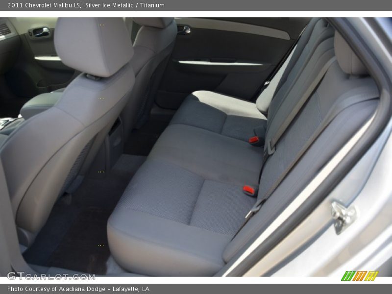 Silver Ice Metallic / Titanium 2011 Chevrolet Malibu LS