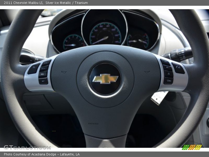 Silver Ice Metallic / Titanium 2011 Chevrolet Malibu LS