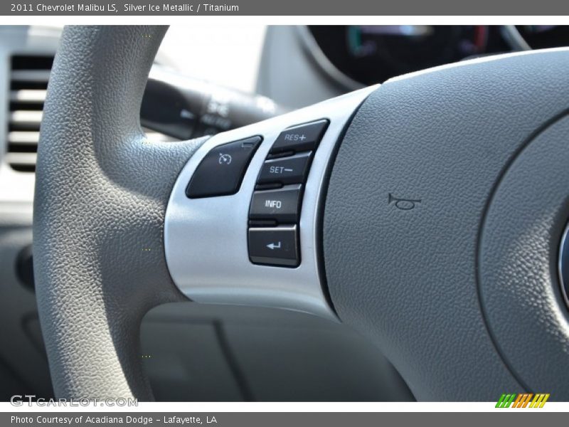 Silver Ice Metallic / Titanium 2011 Chevrolet Malibu LS