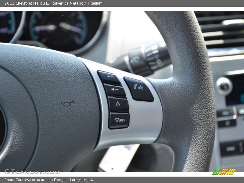Silver Ice Metallic / Titanium 2011 Chevrolet Malibu LS
