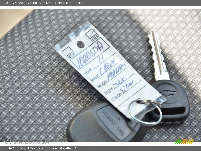 Silver Ice Metallic / Titanium 2011 Chevrolet Malibu LS