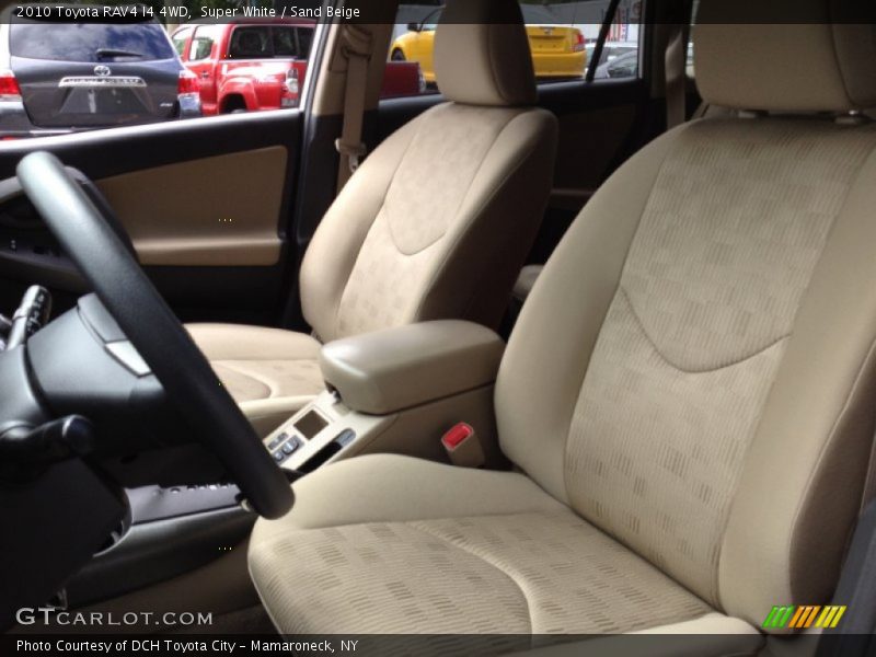 Super White / Sand Beige 2010 Toyota RAV4 I4 4WD