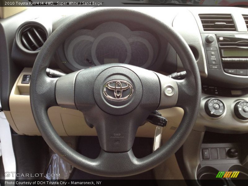 Super White / Sand Beige 2010 Toyota RAV4 I4 4WD