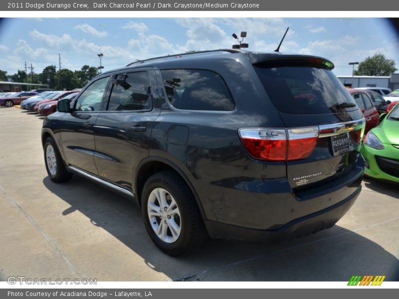 Dark Charcoal Pearl / Dark Graystone/Medium Graystone 2011 Dodge Durango Crew